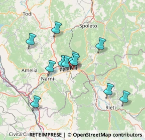 Mappa Via Martin Luther King, 05100 Terni TR, Italia (13.45455)