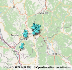 Mappa Via Martin Luther King, 05100 Terni TR, Italia (5.73818)
