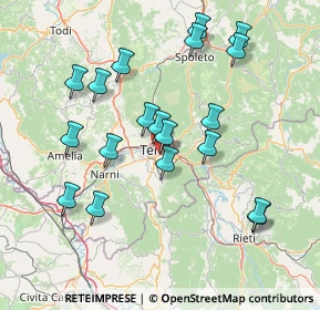 Mappa Via Martin Luther King, 05100 Terni TR, Italia (15.92842)