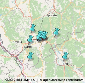 Mappa Via Martin Luther King, 05100 Terni TR, Italia (7.68091)