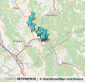 Mappa Via Martin Luther King, 05100 Terni TR, Italia (5.92545)