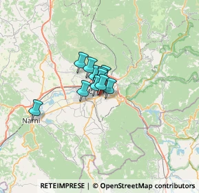 Mappa Via Martin Luther King, 05100 Terni TR, Italia (2.91182)