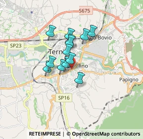 Mappa Via Martin Luther King, 05100 Terni TR, Italia (1.17154)