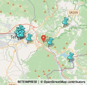 Mappa Vocabolo Tiro a Segno, 05100 Terni TR, Italia (4.41167)