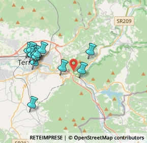 Mappa Vocabolo Tiro a Segno, 05100 Terni TR, Italia (4.10462)