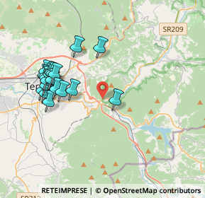 Mappa Vocabolo Tiro a Segno, 05100 Terni TR, Italia (4.202)