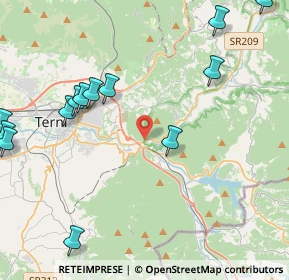 Mappa Vocabolo Tiro a Segno, 05100 Terni TR, Italia (5.74692)
