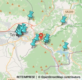 Mappa Vocabolo Tiro a Segno, 05100 Terni TR, Italia (3.94722)