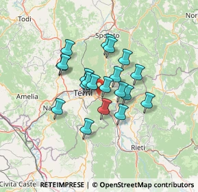 Mappa Vocabolo Tiro a Segno, 05100 Terni TR, Italia (10.064)