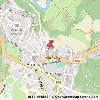 Mappa Via Nocicchia, 30, 05022 Amelia TR, Italia, 05022 Amelia, Terni (Umbria)