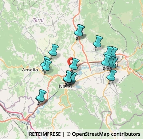 Mappa Via Tiberina, 05035 Narni TR, Italia (6.641)