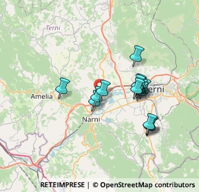 Mappa Via Tiberina, 05035 Narni TR, Italia (6.162)