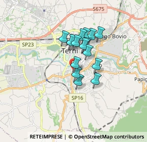 Mappa Via Mentana, 05100 Terni TR, Italia (1.20063)