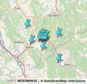 Mappa Via Mentana, 05100 Terni TR, Italia (6.29538)