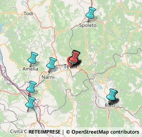 Mappa Via Mentana, 05100 Terni TR, Italia (13.60765)