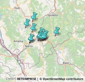 Mappa Via Mentana, 05100 Terni TR, Italia (6.52071)