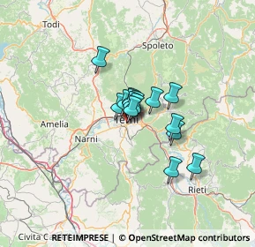 Mappa Via Mentana, 05100 Terni TR, Italia (7.24667)