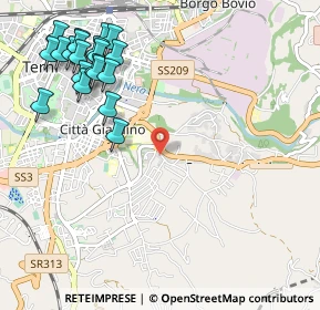 Mappa Via Campomicciolo 11 Piano 1 - Citofono, 05100 Terni TR, Italia (1.3725)