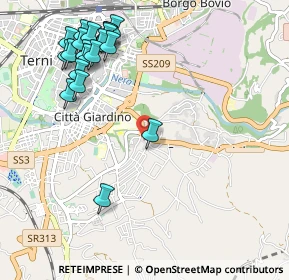 Mappa Via Campomicciolo 11 Piano 1 - Citofono, 05100 Terni TR, Italia (1.295)