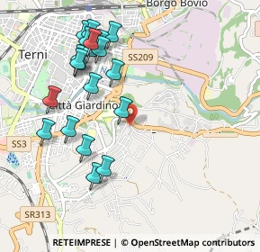 Mappa Via Campomicciolo 11 Piano 1 - Citofono, 05100 Terni TR, Italia (1.1095)