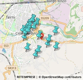 Mappa Via Campomicciolo 11 Piano 1 - Citofono, 05100 Terni TR, Italia (0.769)