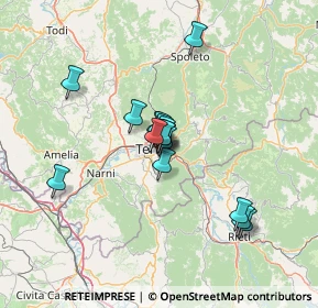 Mappa Via Campomicciolo 11 Piano 1 - Citofono, 05100 Terni TR, Italia (9.89875)