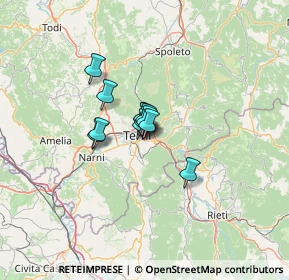 Mappa Via Campomicciolo 11 Piano 1 - Citofono, 05100 Terni TR, Italia (6.3)