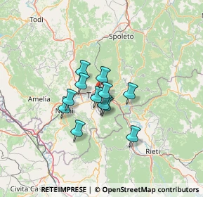 Mappa Via Campomicciolo 11 Piano 1 - Citofono, 05100 Terni TR, Italia (8.925)