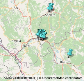 Mappa Via Campomicciolo 11 Piano 1 - Citofono, 05100 Terni TR, Italia (7.61273)