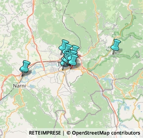 Mappa Via Campomicciolo 11 Piano 1 - Citofono, 05100 Terni TR, Italia (3.84154)