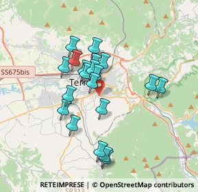 Mappa Via Campomicciolo 11 Piano 1 - Citofono, 05100 Terni TR, Italia (3.135)