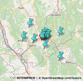 Mappa Via Del Commercio 24 A Area 47 C, 05100 Terni TR, Italia (6.87357)