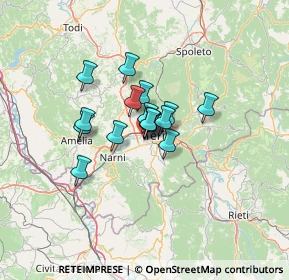 Mappa Via Del Commercio 24 A Area 47 C, 05100 Terni TR, Italia (8.06)