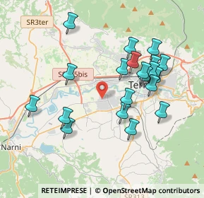 Mappa Via Del Commercio 24 A Area 47 C, 05100 Terni TR, Italia (3.883)