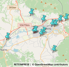 Mappa Via Del Commercio 24 A Area 47 C, 05100 Terni TR, Italia (3.97917)