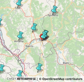 Mappa Via XX Settembre, 05100 Terni TR, Italia (18.54417)