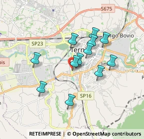 Mappa Via XX Settembre, 05100 Terni TR, Italia (1.54667)