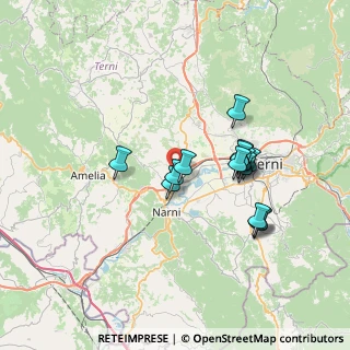 Mappa Strada Fabbrucciano, 05035 Narni TR, Italia (6.39333)