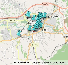 Mappa Via Luciano Manara, 05100 Terni TR, Italia (1.15813)