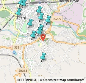 Mappa Via C. Mazzieri, 05100 Terni TR, Italia (1.05909)