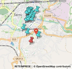 Mappa Via C. Mazzieri, 05100 Terni TR, Italia (0.949)