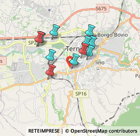 Mappa Via Gaeta, 05100 Terni TR, Italia (1.44273)