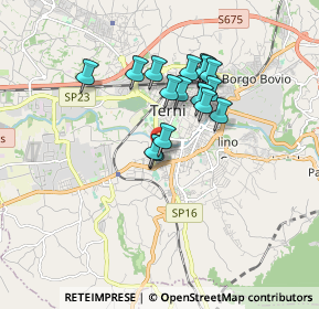 Mappa Via Gaeta, 05100 Terni TR, Italia (1.41125)