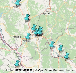 Mappa Via Gaeta, 05100 Terni TR, Italia (15.68571)