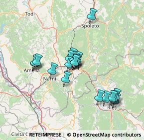 Mappa Via Gaeta, 05100 Terni TR, Italia (12.2665)