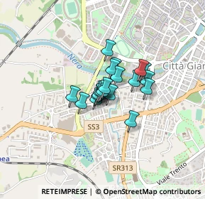 Mappa Via Montebello, 05100 Terni TR, Italia (0.224)