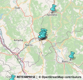 Mappa Via Montebello, 05100 Terni TR, Italia (20.69)