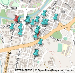 Mappa Via Alberto Mario, 05100 Terni TR, Italia (0.212)