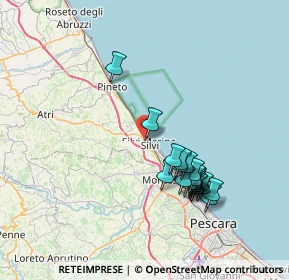 Mappa Via Ambrogio Rossi, 64028 Silvi TE, Italia (7.393)
