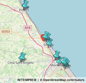 Mappa Via Ambrogio Rossi, 64028 Silvi TE, Italia (4.68846)